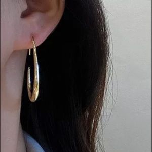 New 18k gold plated 🍐 pear shape earrings